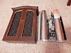 L-32n Nutone Vintage Mid Century Modern Provincial Dark Oak Door Chime