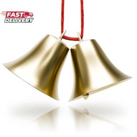 Lagarto 445018659674 2 Pcs Bells For Door Knob Hanging Bell Opening 1.8 Vintage Bras