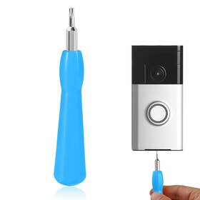 126609 Lasuroa Video Doorbell Screwdriver Double-ended Bits With Handle T6 And T15 Torx Sc