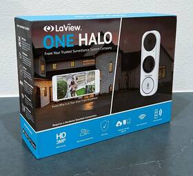 Lv-pdb1630-u Laview 3mp One Halo Wi-fi Video Doorbell Camera