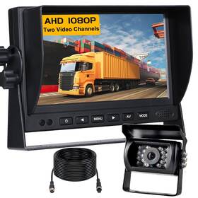 Lcsiuco 702909389414 Rv Backup Camera Hd 1080p Rear Cam Reverse Back Up System With 7 Inch