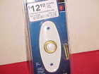 163366 Le-227 Wired Zenith Heath Porcelain White Push Lighted Doorbell Button