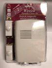 Le-6162-a Zenith Heath Wireless Portable Door Chime Kit Push Buttons White