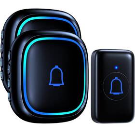 B0ccrslw4m Letswill Wireless Doorbell 2 Receivers Ip66 Waterproof 1000ft Range Door Bell