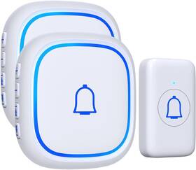 Ldb-c32 Letswill Wireless Doorbell With 2 Receivers Ip66 Waterproof 1000ft Range Door Bell For Cl