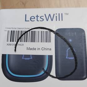 X003ss7hg9 Letswill Wireless Doorbell Lighted Black For Classroom With Receiver And Button