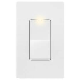 Ls15-1p-wswp Lider Minimalist Design Matte Finish Lighted Decorator Switch With Screwless