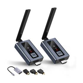 Lielyhod-q62 Lielyhod Upgraded Wireless Hdmi Receivers And Transmitter With Led Screen 165ft/50m Pl