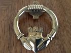 Liffey Artefacts Solid Brass Claddagh Door Knocker Ireland New In Gift Box 5391295011129