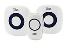 Wdb2b1s Liztek Portable Wireless Doorbell With 2 Plug In Receivers And 1 Remote