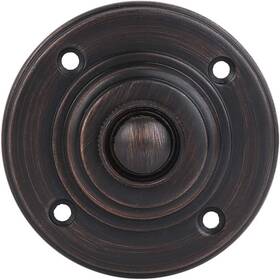 Llc 313017292239 Wired Brass Doorbell Chime Push Button Vintage In Oil Rubbed Bronze Finish Vinta