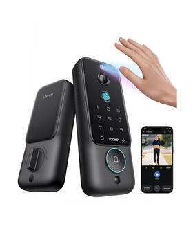 Lockin 850078767028 Veno Plus Smart Lock With 2k 180 Security Camera And Video Doorbell