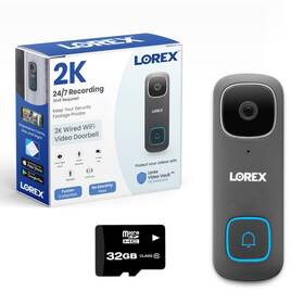 B451ajdb-e Lorex 2k Wifi Video Doorbell - Home Surveillance Wired Doorbe... Fast Ship