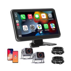 L-c1w Losuudy Hd1080p Wired Backup Camera System With Apple Carplay And Android Auto 10ftft Tou