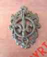 Ltp123 Lis 6x4 Door Manual De Knocker Sound Iron Fleur Decor Vintage Great Cast