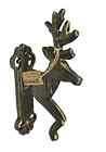 Lulu Decor Cast Iron Deer Door Knocker Gold Perfect For Housewarming Gift 780305690754