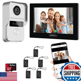 B0flvvbkj9 Lumobell 2-wired Video Intercom System 7 Inch Touch Screen Timbre Con Cmara 140