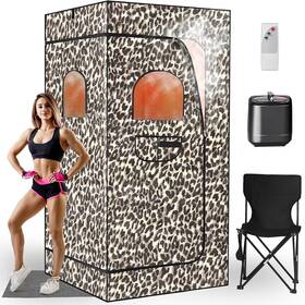 Lumuso 783746289723 Portable Sauna Box For Home With 3l Steamer Max 140 Full Body Steam Saun