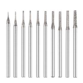 Ml198-5016-9 Luo Ke 10 Pcs Needle Shape Diamond Burr 10pc