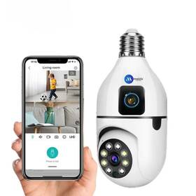 Msh-291124 Maizic Smarthome 2in1 Ptz Bullet Dual Lens/screen 5 5mp Full Hd Wifi Wireless Indoor Camer
