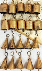 8541853188 Mango Gifts Rustic Iron Tin Metal Vintage Cow Bells Jingle For Wind Metallic