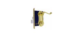 3rhr-w Marks 9215ac/3rhr-w Double Cylinder Mortise Lockset Lever Plate 2.5 Inch Backset Us3 Brass