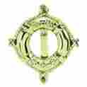 Md-md-1191 Handcrafted Model Ships Solid Brass Life Ring Door Knocker 7 In