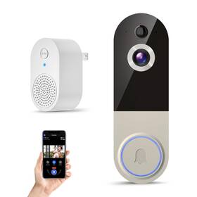 B0fx4w2nkm Meshsear Wireless Doorbell Camera 1080p Rechargeable Battery 2-way Audio Night V