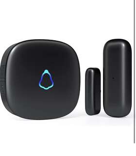 Metak 619185937119 Door Chime Wireless Open Contact Sensor Alarm With 500 Ft Range 58 Chimes A