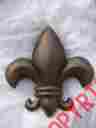 Mh1574 Michael Healy Oiled Bronze Fleur De Lys Door Knocker New In Box Signed