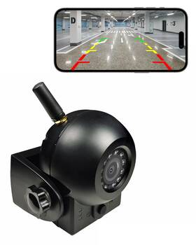 Ms-305wfhd Mhcabsr Upgraded Wireless Backup Camera Magnetic Hitch 4000mah Rechargeable Battery
