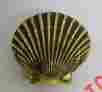 Mhs31 Michael Healy Bay Scallop Brass Doorbell By