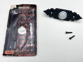 M-87l Miami-carey Vintage 1970s Pushbutton Lighted Door Bell Black Finish