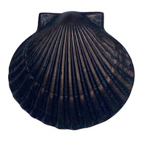 Mhr61 Michael Healy Designs Scallop Doorbell Ringer By - Oiled Bronze Finish