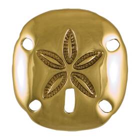 Mhr84 Michael Healy Designs Sand Dollar Doorbell Ringer By - Brass Finish