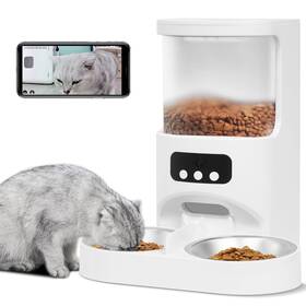 Llg003-fba Mietubl Automatic Cat Feeder With Camera For 2 Cats 1080p Hd Video Night Vi... Fast Ship
