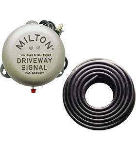 Milton Industries 313106043001 Miltons Bells Driveway Bell Kit 25 Signal Hose Ringer Drive Thru