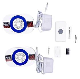 Miltons Bells 030937331915 Warehouse Door Chime With 2 Chimes Wireless Bell Kit