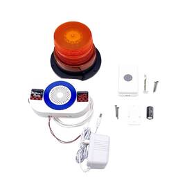 Miltons Bells 030937331922 Milton S Warehouse Door Chime And Strobe Light Kit - Commercial Grad