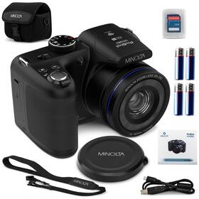 Mn26z-bk Minolta Proshot 20mp Camera 26x Optical Zoom Lens 1080p Hd Video Wifi