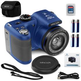 Mn26z-bl Minolta Proshot 20mp Camera 26x Optical Zoom Lens 1080p Hd Video Wifi