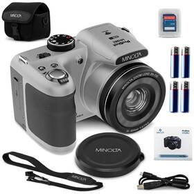 Mn26z-s Minolta Proshot 20mp Camera 26x Optical Zoom Lens 1080p Hd Video Wifi