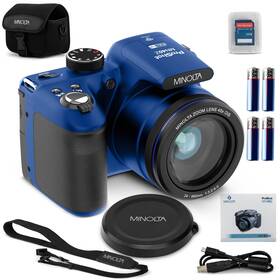 Mn40z-bl Minolta Mn40z 20mp Digital Camera 40x Optical Zoom 1080p Fhd Video 3.0