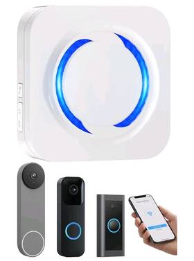 Misduococo 313040883879 Wi-fi Wireless Doorbell Chime Extender For Ring Blink Google Nest Video Doorbe