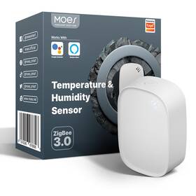 Zss-s01-th-c-ms-n Moes Zigbee Temperature And Humidity Sensor Monitor Require Hub Smart M Inch