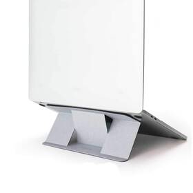 Ms004-m-slv-en01 Moft Compact Adhesive Laptop Stand 3 Inch Elevation For Ergonomic Viewing Fit