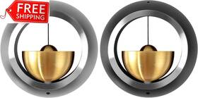 Fly05221 Moutainsmart 2pcs Magnetic Doorbell Chime Shopkeepers Bell Hanging Bells For Door Opening/clo