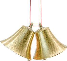 Mk-ch-0041 Mrmrkura 2 Pieces Vintage Style Brass Hanging Bell Cowbell Door