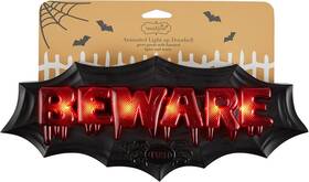 40060091 Mud Pie Beware Halloween Doorbell