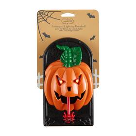 Mud Pie 718540917947 Lightup Doorbell Set Pumpkin